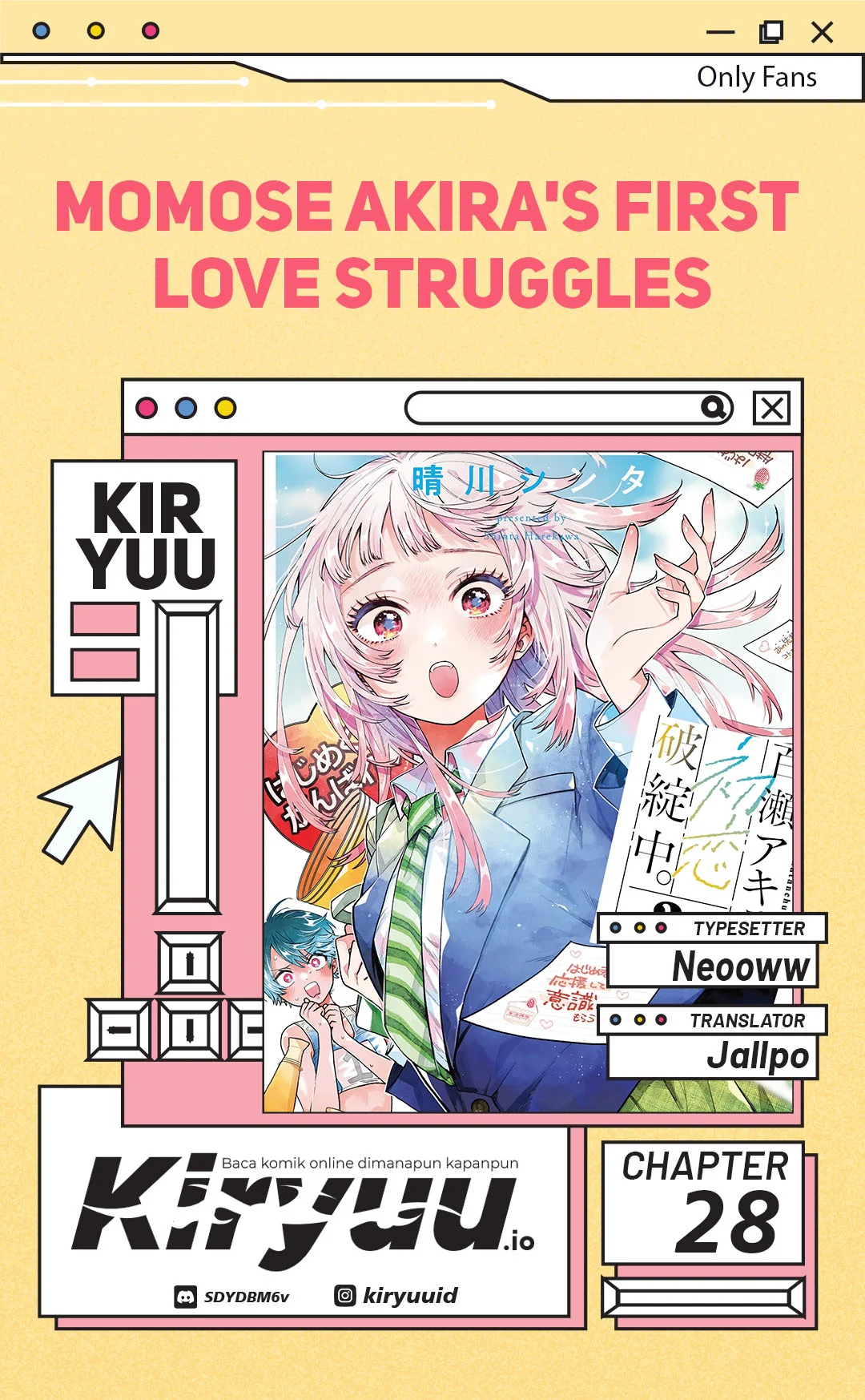 Komik Momose Akira no Hatsukoi Hatan-chuu. Chapter 28 gambar nomor 1