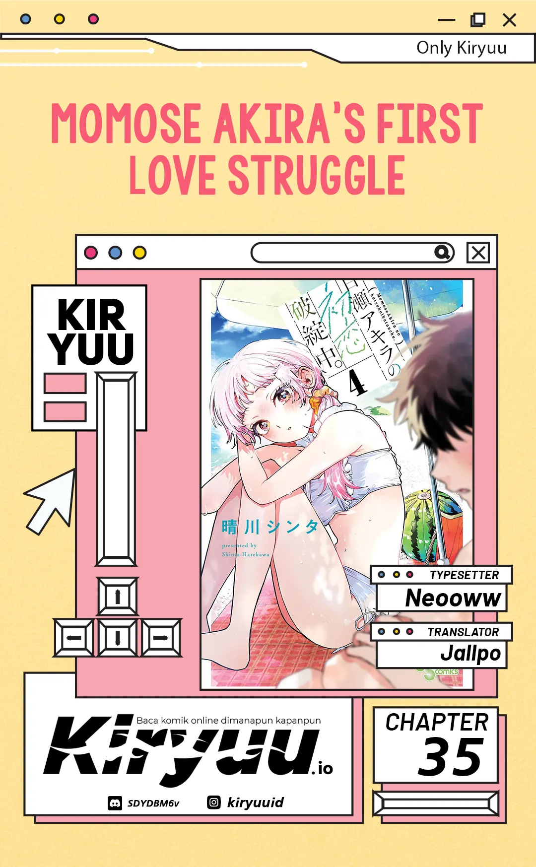 Komik Momose Akira no Hatsukoi Hatan-chuu. Chapter 35 gambar nomor 1