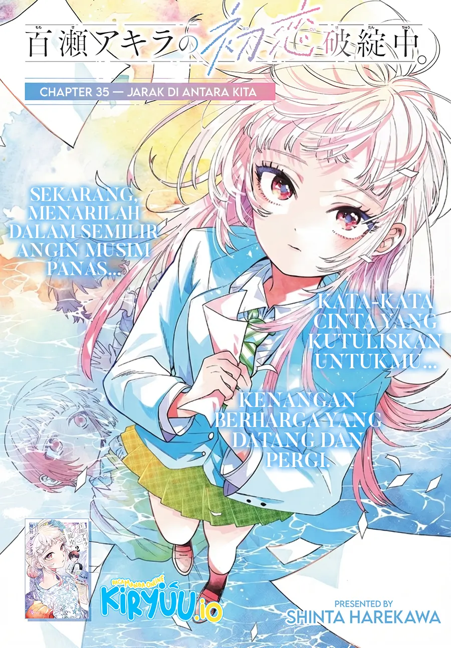 Manga Momose Akira no Hatsukoi Hatan-chuu. Chapter 35 gambar nomor 2