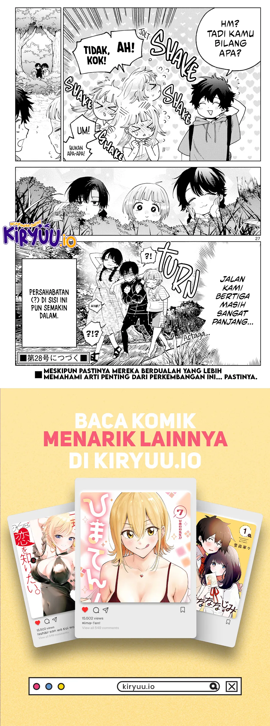 Momose Akira no Hatsukoi Hatan-chuu. Chapter 40 Gambar 28