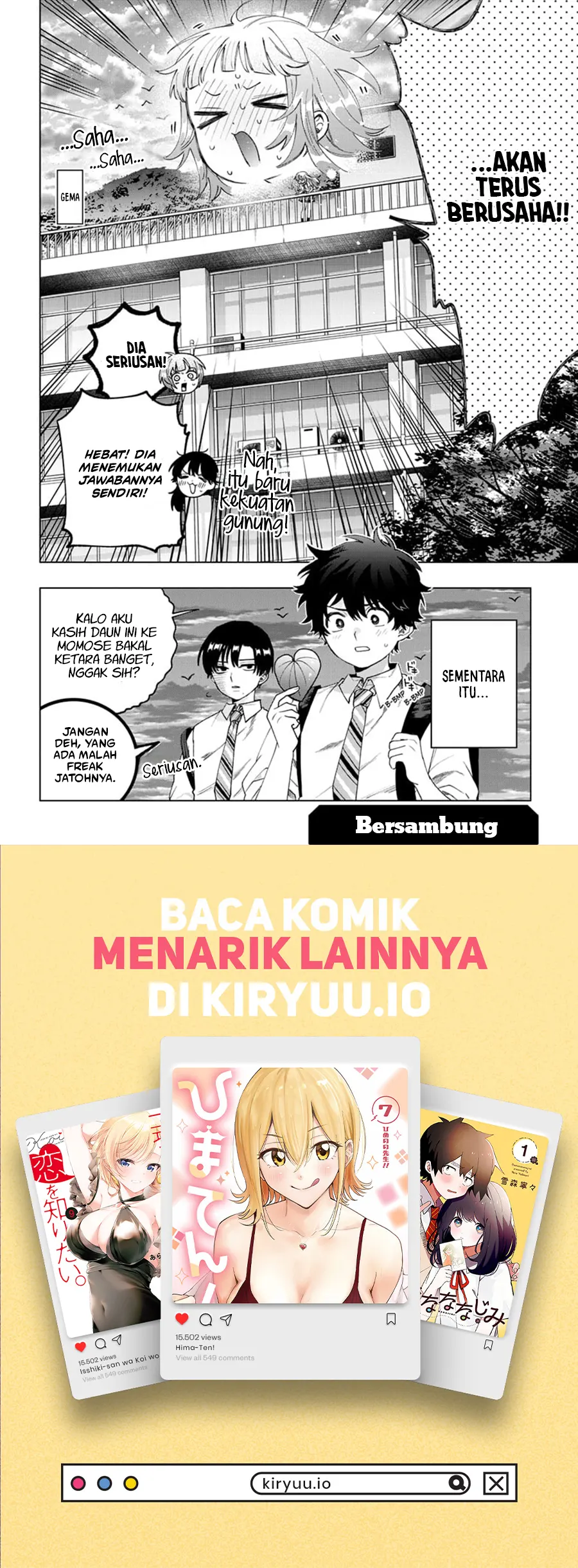 Momose Akira no Hatsukoi Hatan-chuu. Chapter 45 Gambar 19