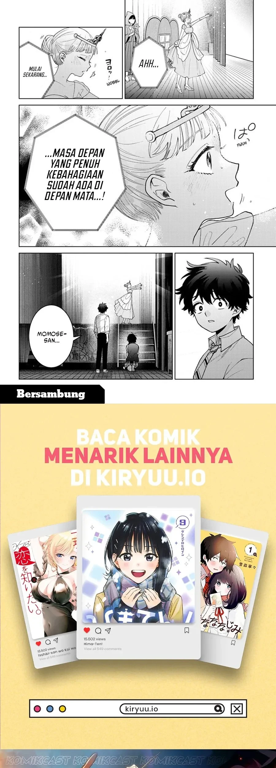 Momose Akira no Hatsukoi Hatan-chuu. Chapter 56 Gambar 19