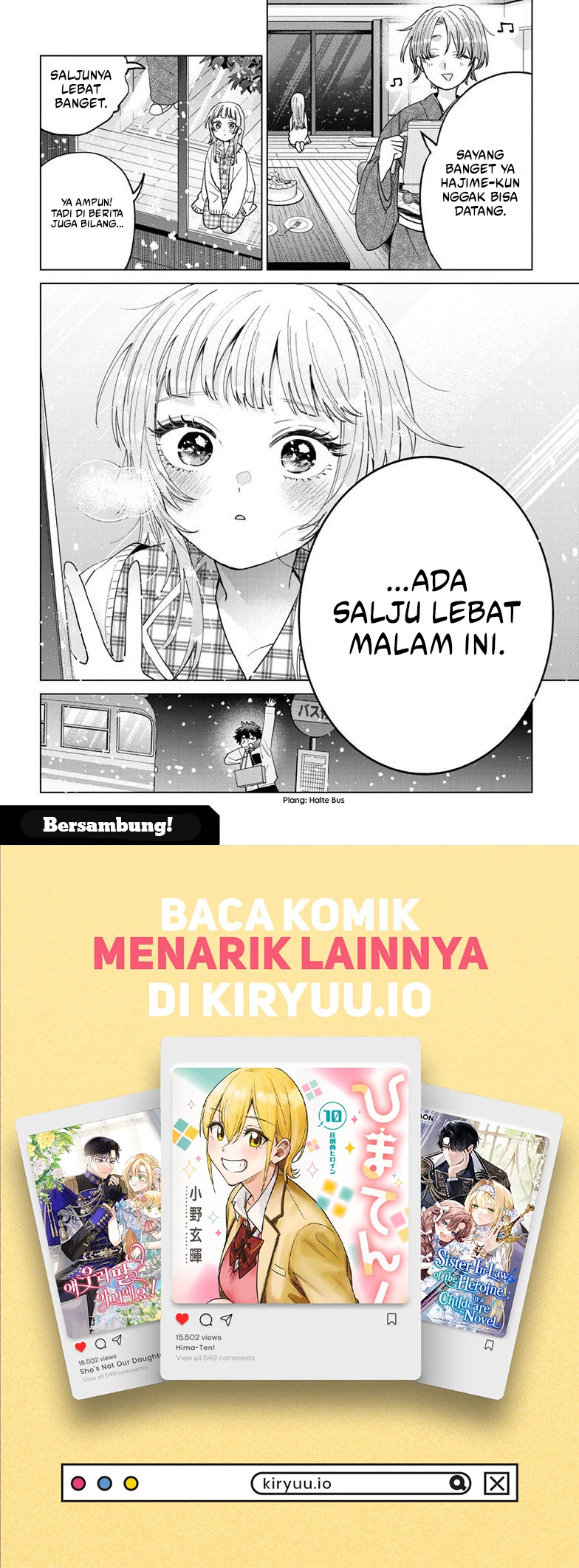 Momose Akira no Hatsukoi Hatan-chuu. Chapter 73 Gambar 21