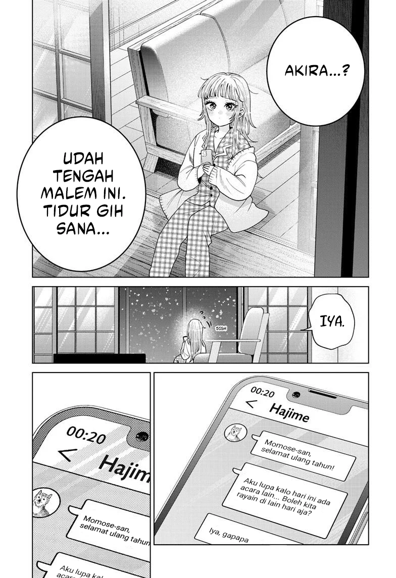 Momose Akira no Hatsukoi Hatan-chuu. Chapter 74 Gambar 18