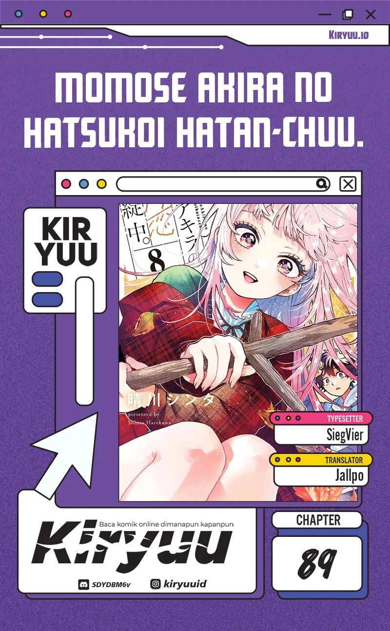 Komik Momose Akira no Hatsukoi Hatan-chuu. Chapter 89 gambar 1