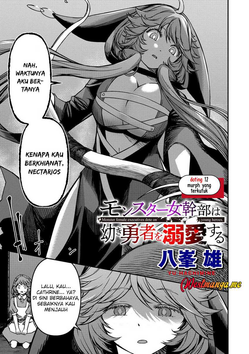 Baca Manga Monster Onna Kanbu wa Osanaki Yuusha wo Dekiaisuru Chapter 12 Gambar 2