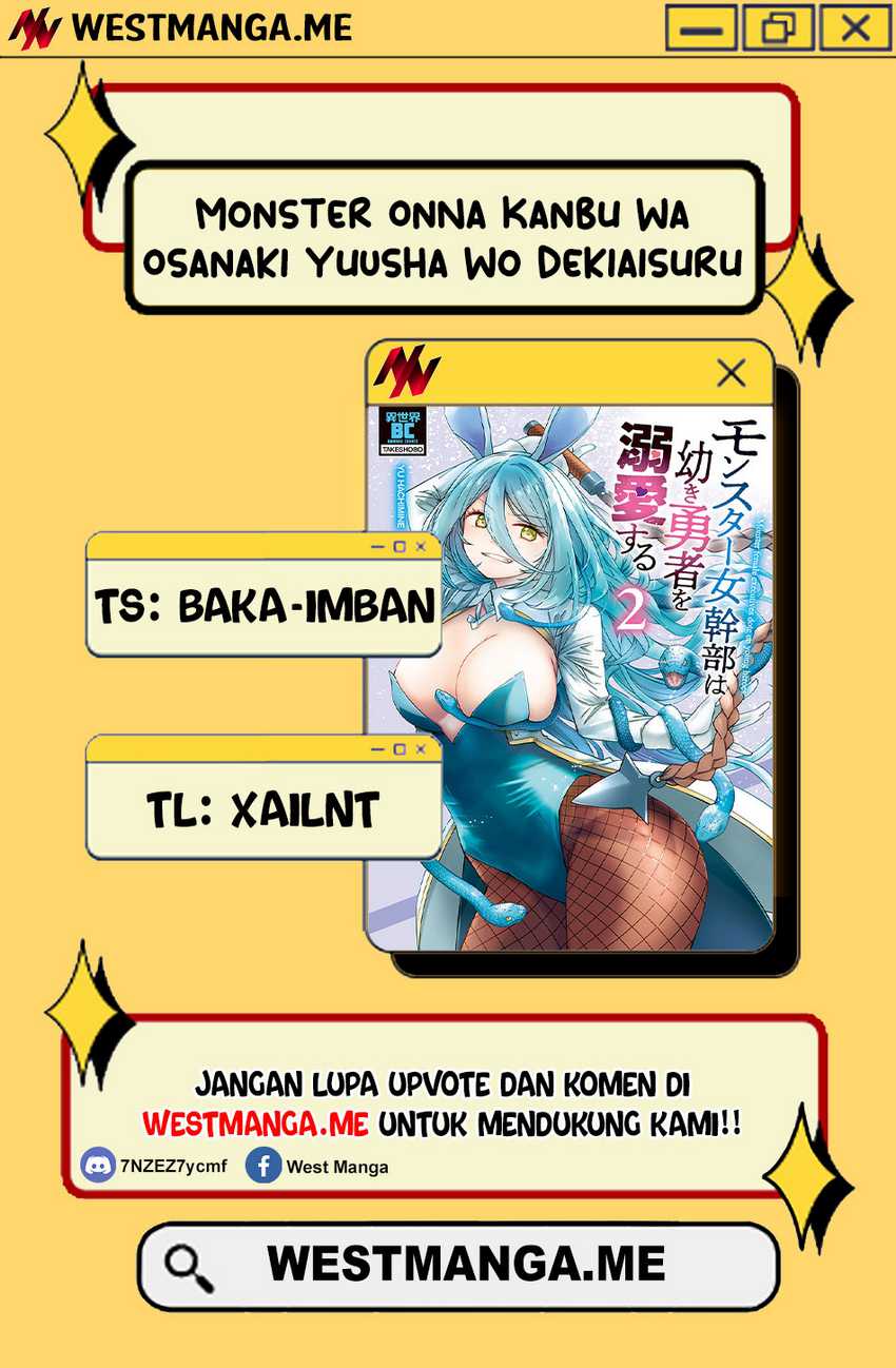Monster Onna Kanbu wa Osanaki Yuusha wo Dekiaisuru Chapter 12 Gambar 3