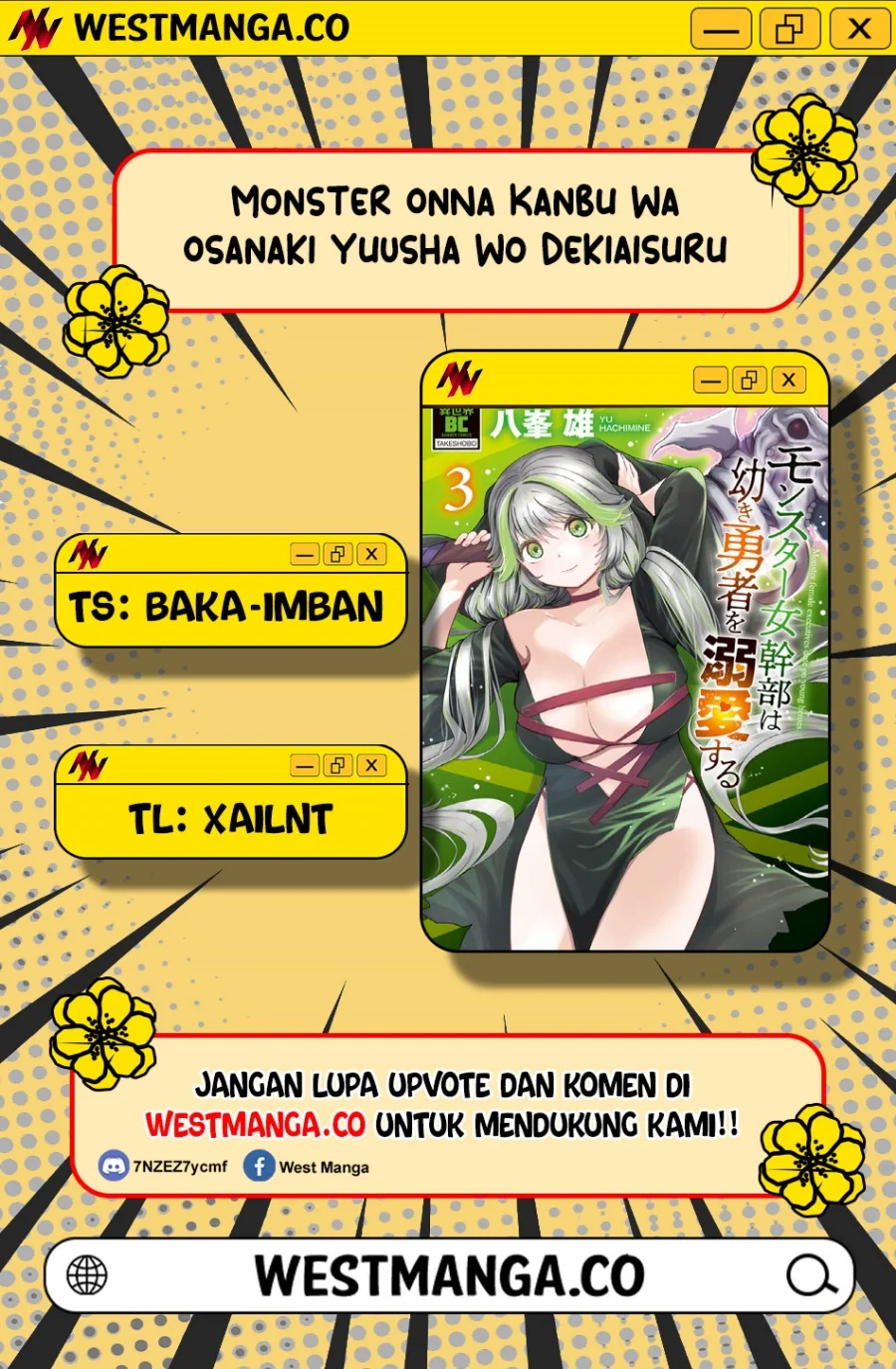 Manga Monster Onna Kanbu wa Osanaki Yuusha wo Dekiaisuru Chapter 19 gambar 2