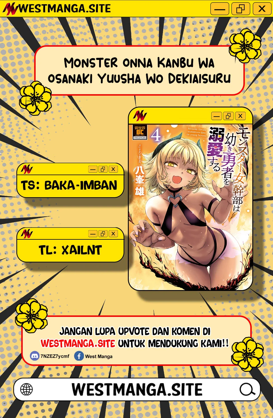 Monster Onna Kanbu wa Osanaki Yuusha wo Dekiaisuru Chapter 23 Gambar 4