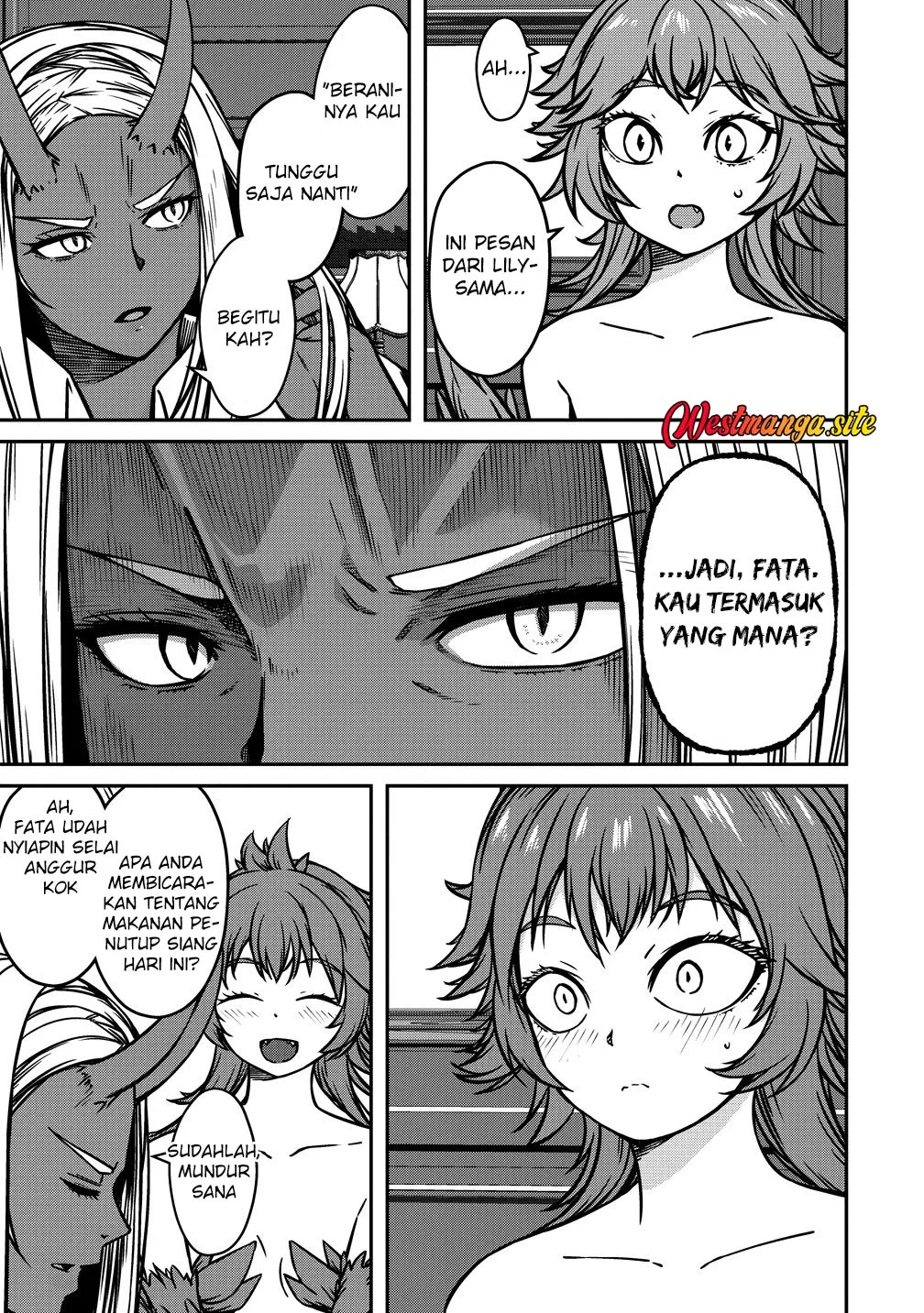 Monster Onna Kanbu wa Osanaki Yuusha wo Dekiaisuru Chapter 24 Gambar 20
