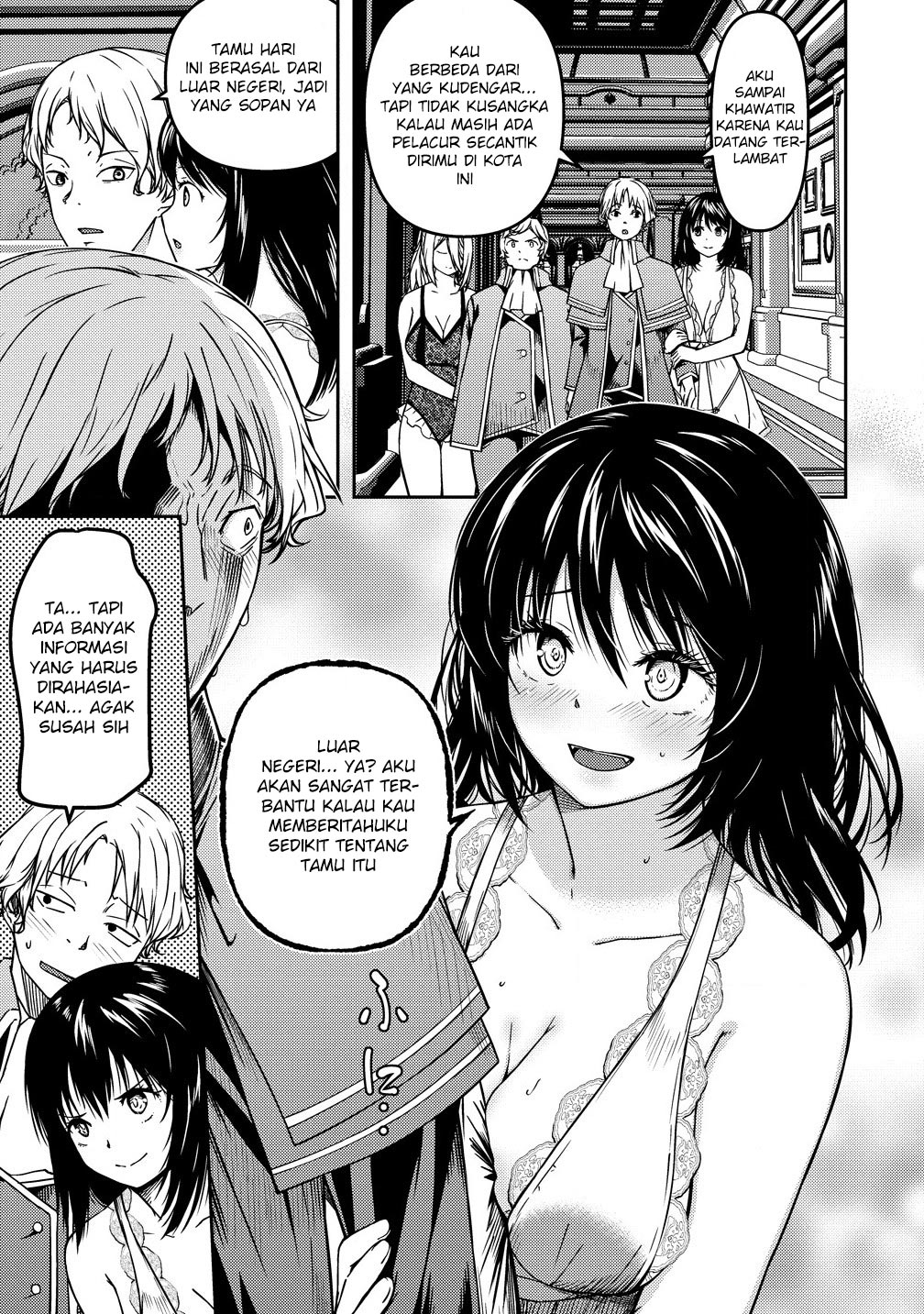 Baca Manga Monster Onna Kanbu wa Osanaki Yuusha wo Dekiaisuru Chapter 9 Gambar 2