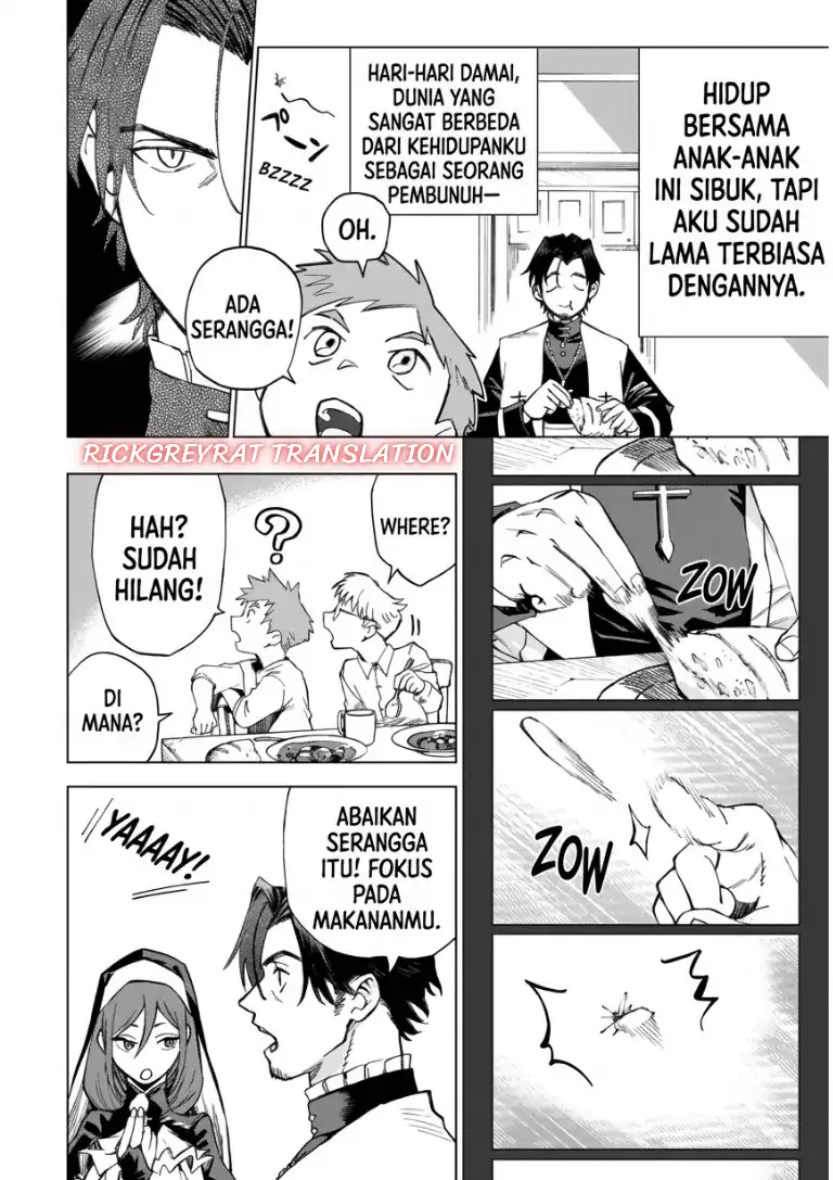 Moto Saikyou Ansatsusha wa Inaka de Hissori Shinpu ni Naru ~Dai-shusse Shita Oshiego-tachi ni Shitawareu Ossan ga An'yakusuru Hanashi~ Chapter 1 Gambar 21