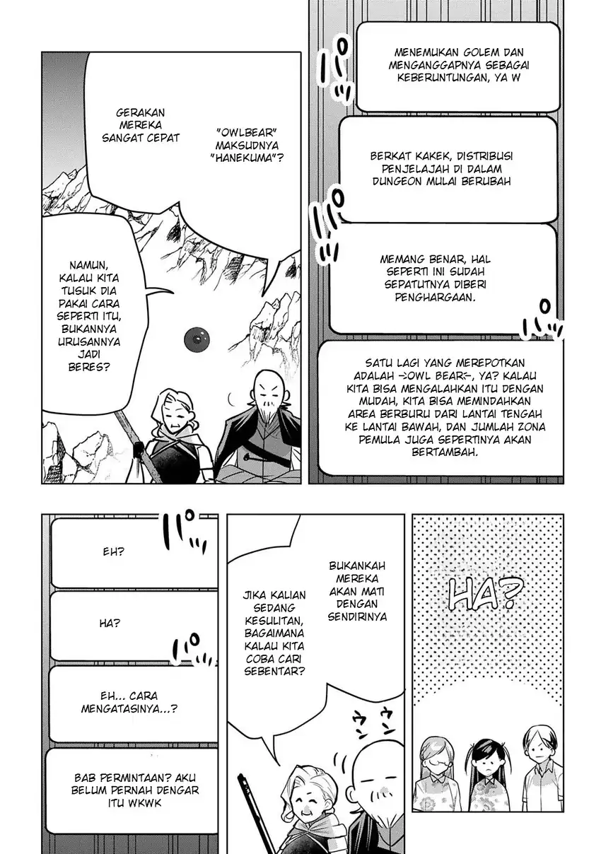Moto Tansakusha no Ojii-chan: Mago ni Segamarete Dungeon Haishin o Hajimeta njaga, Nazeka Bazuriotta wai Chapter 12.1 Gambar 16