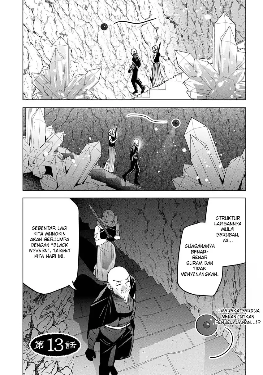 Komik Moto Tansakusha no Ojii-chan: Mago ni Segamarete Dungeon Haishin o Hajimeta njaga, Nazeka Bazuriotta wai Chapter 13.1 gambar 1
