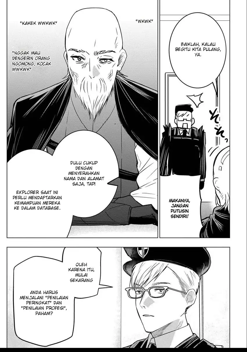 Moto Tansakusha no Ojii-chan: Mago ni Segamarete Dungeon Haishin o Hajimeta njaga, Nazeka Bazuriotta wai Chapter 3.1 Gambar 31