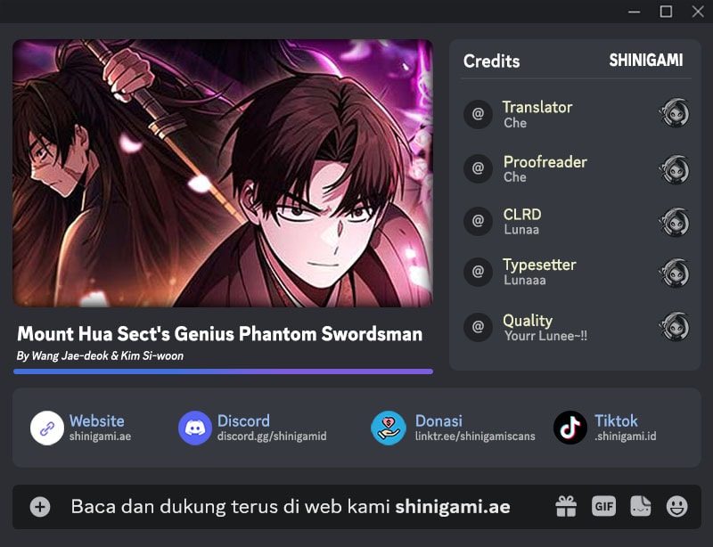 Baca Komik Mount Hua Sect’s Genius Phantom Swordsman Chapter 32 Gambar 1