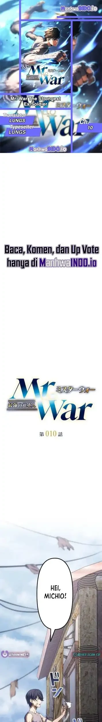 Komik Mr.War -Saikyou no Moto Gunjin- Natsu Chapter 10 gambar 1