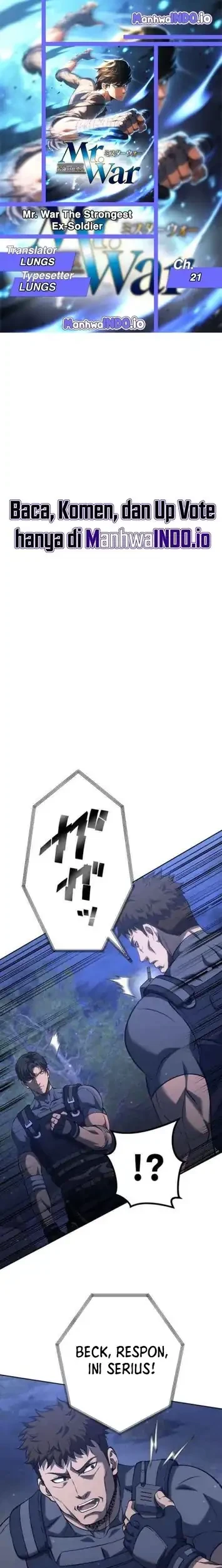 Komik Mr.War -Saikyou no Moto Gunjin- Natsu Chapter 21 gambar 1