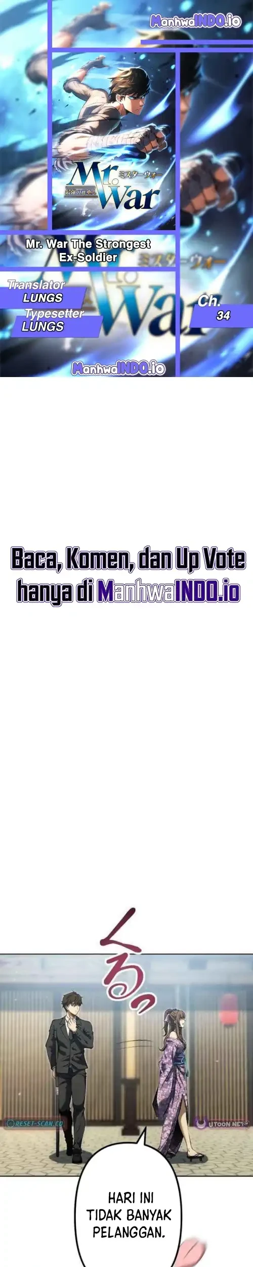 Komik Mr.War -Saikyou no Moto Gunjin- Natsu Chapter 34 gambar 1