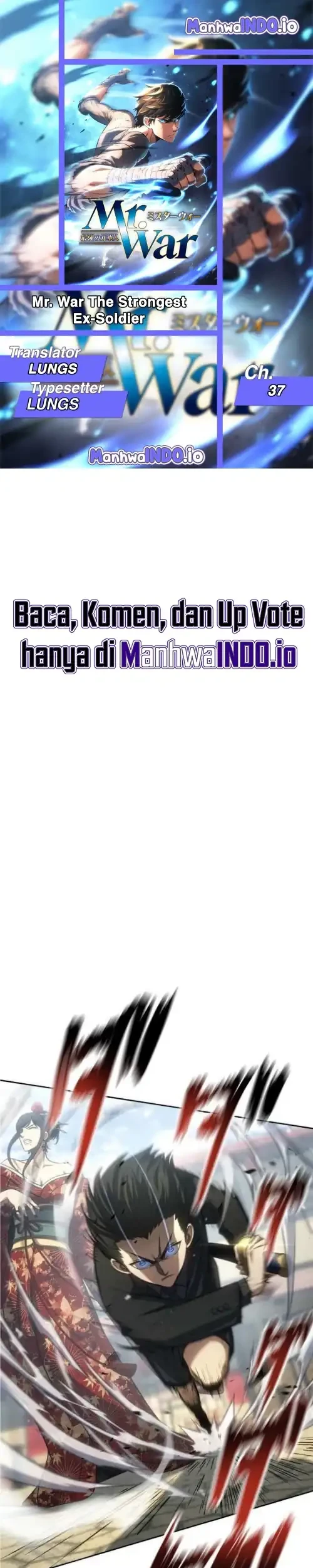 Komik Mr.War -Saikyou no Moto Gunjin- Natsu Chapter 37 gambar 1