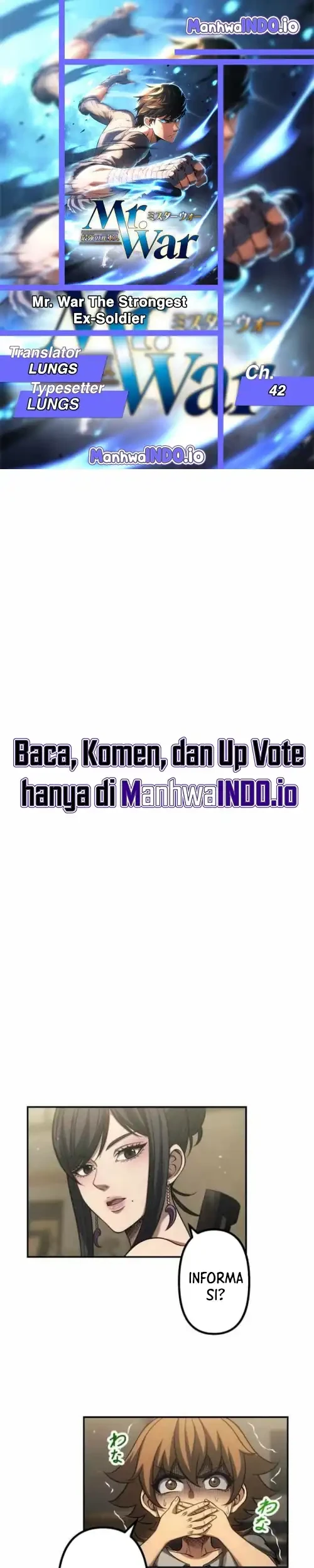 Komik Mr.War -Saikyou no Moto Gunjin- Natsu Chapter 42 gambar 1