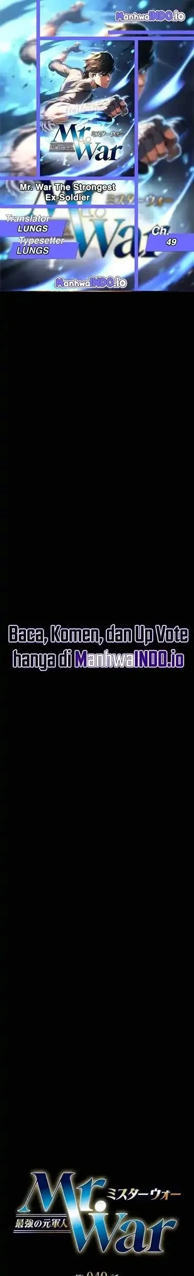 Komik Mr.War -Saikyou no Moto Gunjin- Natsu Chapter 49 gambar 1