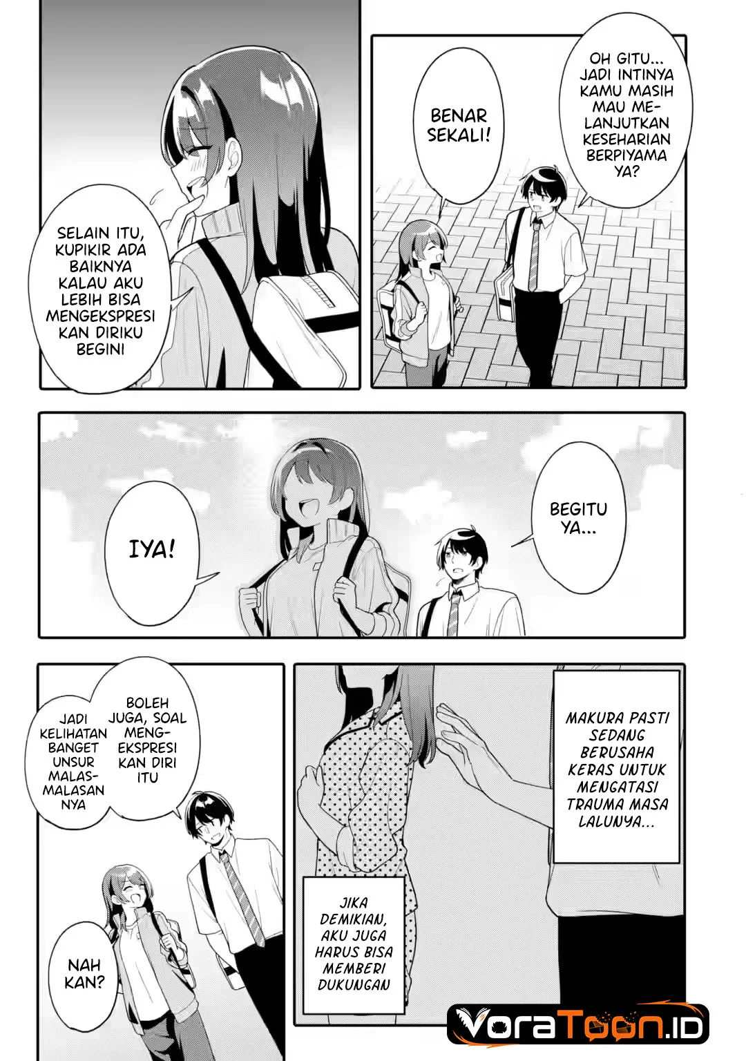 Muboubi Kawaii Pajama Sugata no Bishoujo to Heya de Futarikiri Chapter 14 Gambar 26
