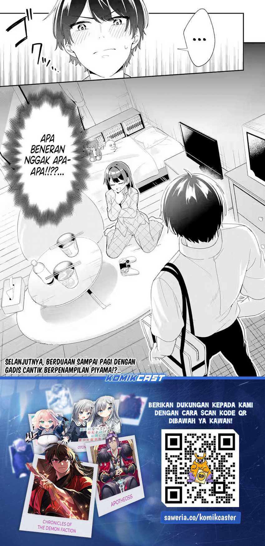 Muboubi Kawaii Pajama Sugata no Bishoujo to Heya de Futarikiri Chapter 4 Gambar 40