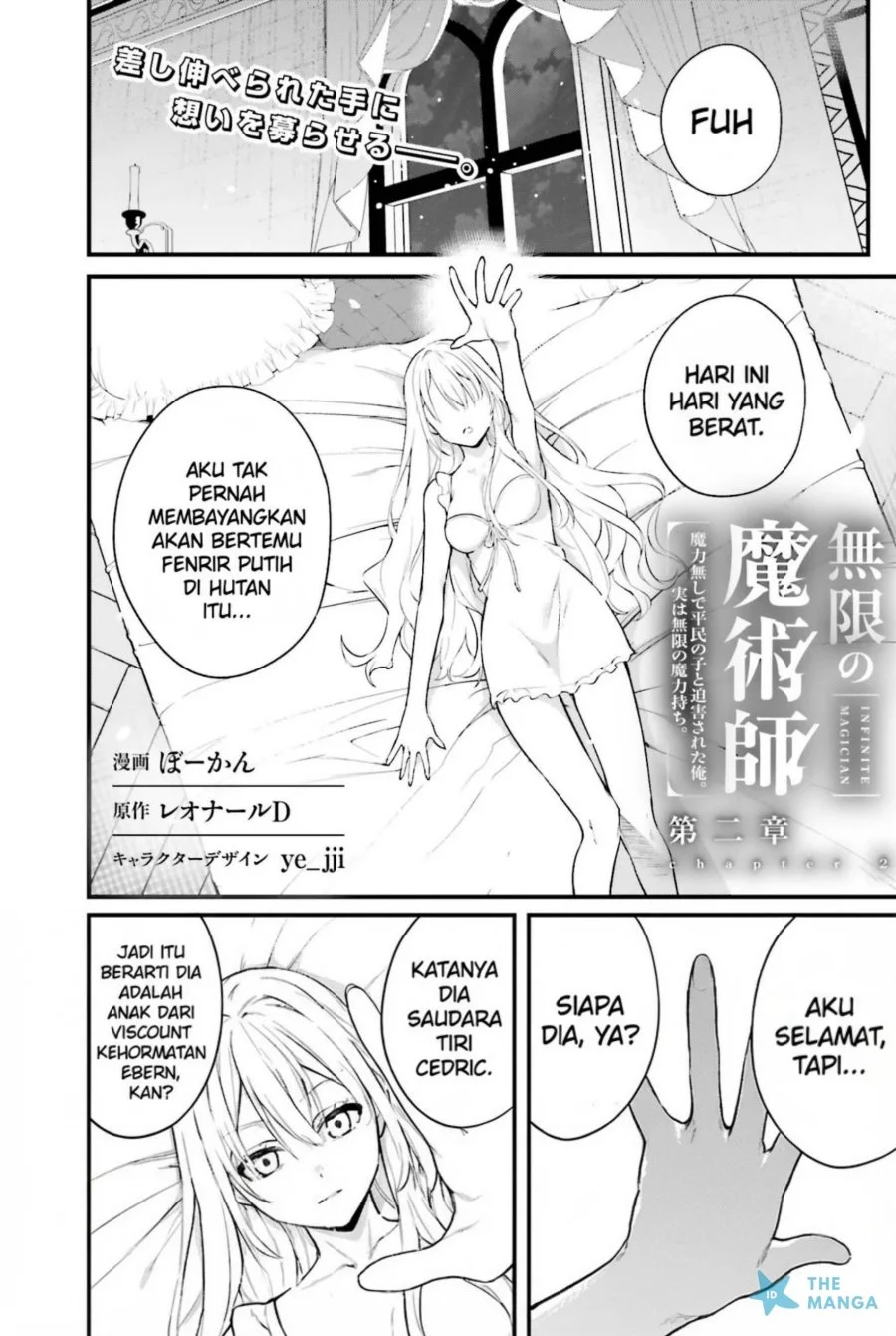 Manga Mugen no Majutsu Shi Maryoku Nashi de Heimin no Ko to Hakugai Sareta Ore. Jitsuha Mugen no Maryoku Mochi Chapter 2 gambar 2