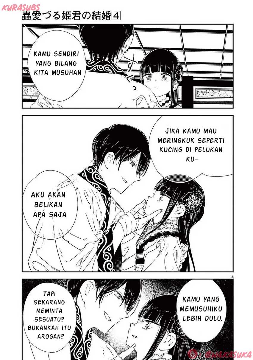 Mushi Mezuru Himegimi no Kekkon Chapter 28 Gambar 15