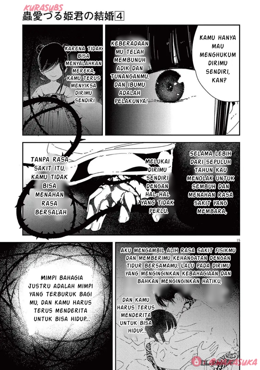 Mushi Mezuru Himegimi no Kekkon Chapter 31 Gambar 15