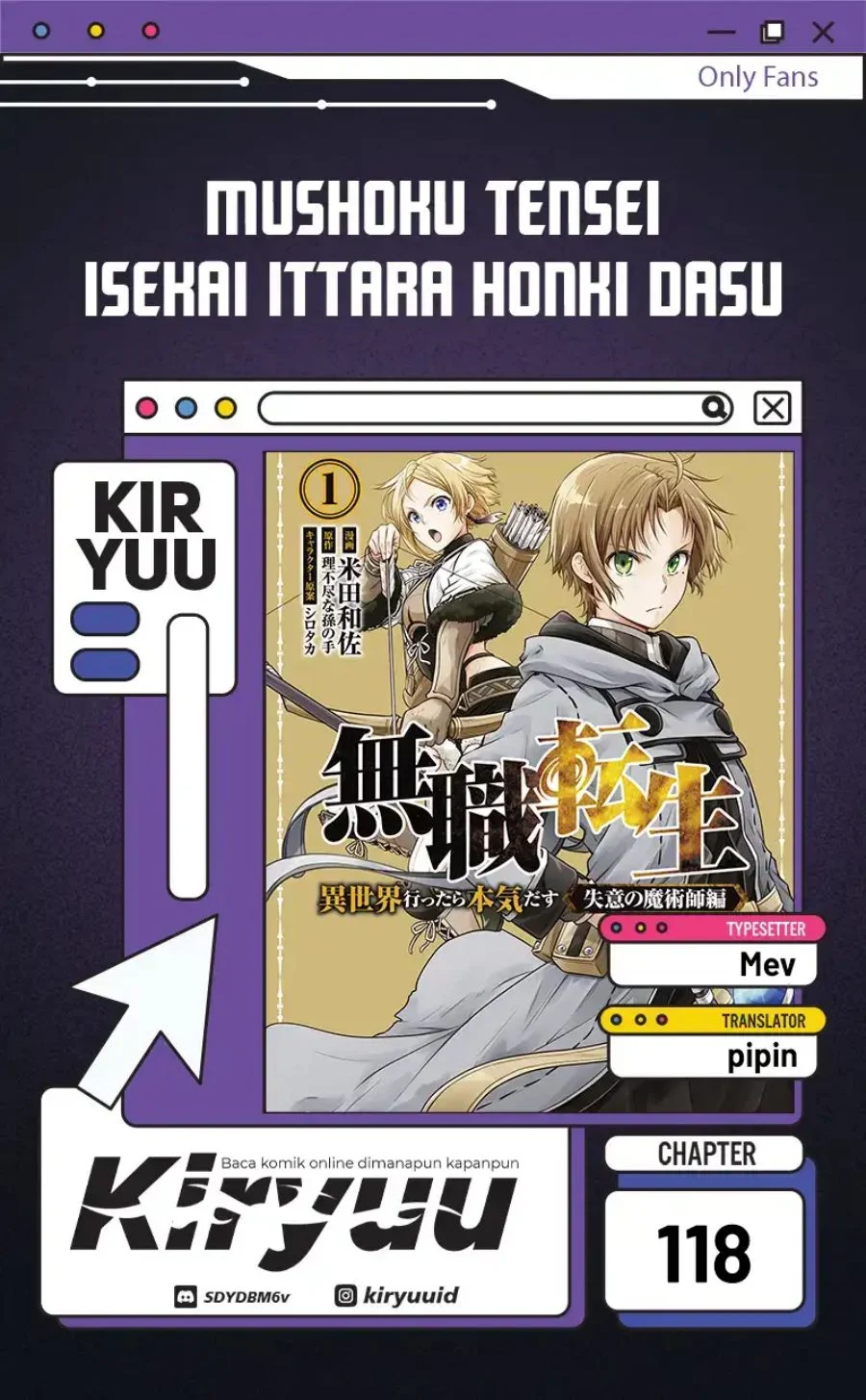 Komik Mushoku Tensei: Isekai Ittara Honki Dasu Chapter 118 gambar 1