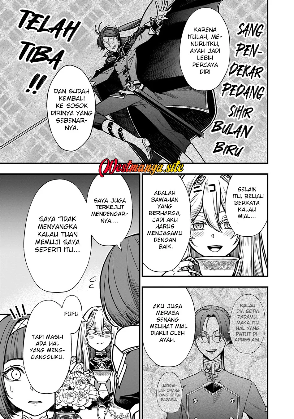 Musume Ni Danzai Sareru Akuyaku Koushaku Ni Tensei Shitemashita ~Akuyaku Muubu o Yameta no ni Nazeka Musume ga Koori No Reijou Ka Suru Ken~ Chapter 5.1 Gambar 6