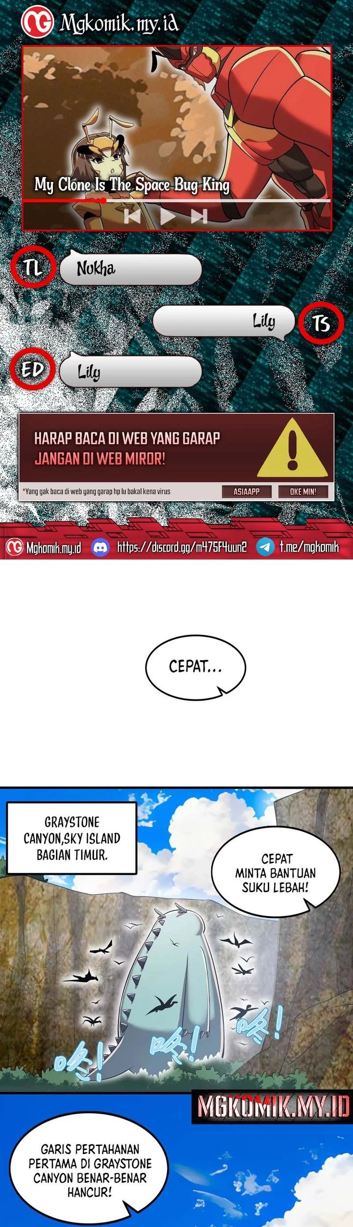 Baca Komik My Clone is the Space Bug King Chapter 20 Gambar 1