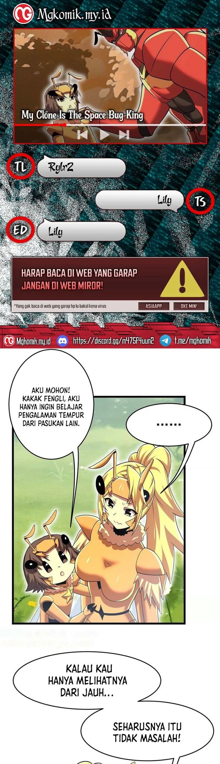 Baca Komik My Clone is the Space Bug King Chapter 27 Gambar 1