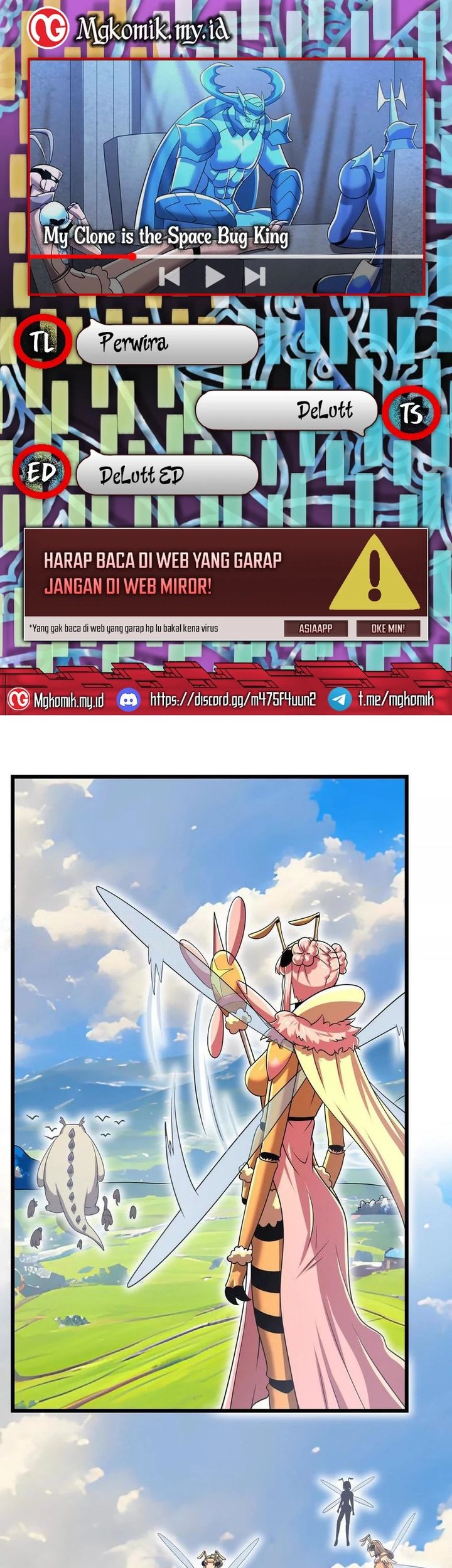 Komik My Clone is the Space Bug King Chapter 29 gambar nomor 1