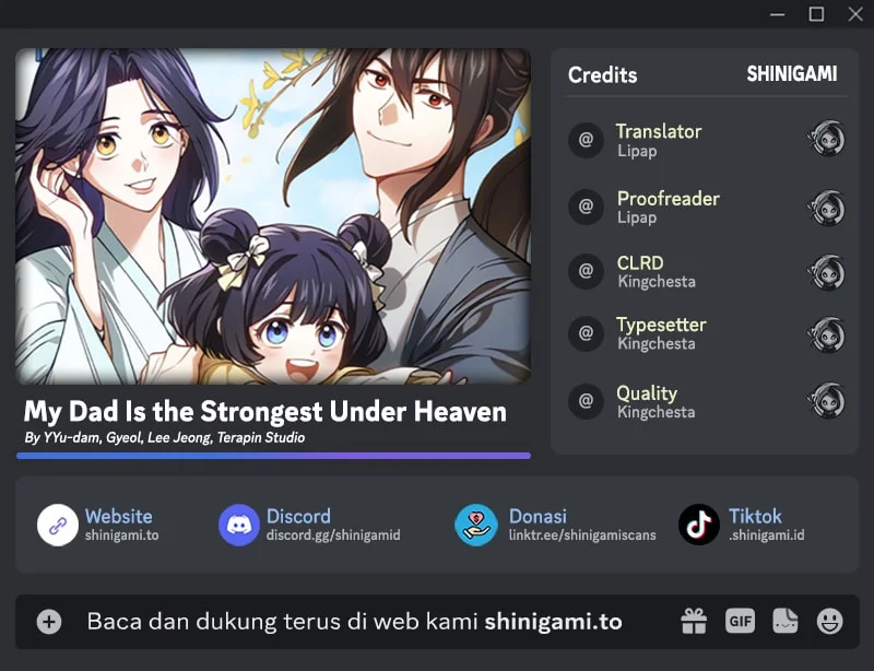 Komik My Dad Is The Strongest Under Heaven Chapter 10 gambar 1