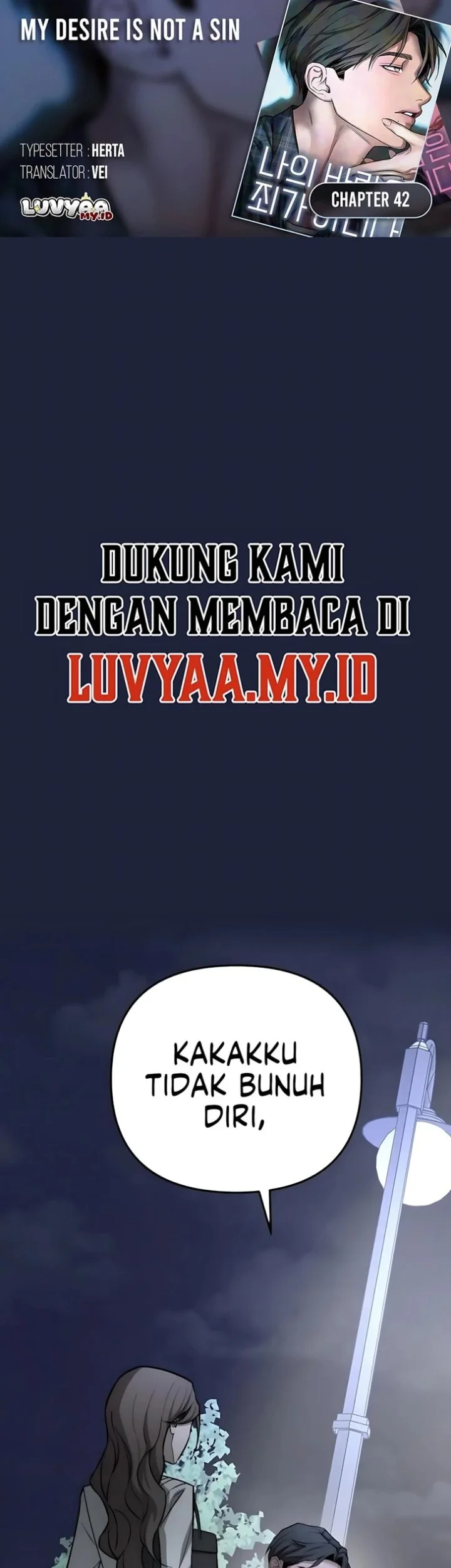 Komik My Desire Is Not a Sin Chapter 42 gambar 1