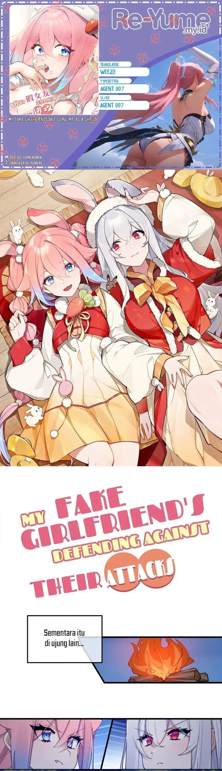 Komik My Fake Girlfriends are Using Me As a Shield Chapter 78 gambar 1