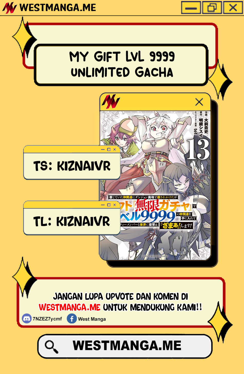 Baca Komik My Gift LVL 9999 Unlimited Gacha Chapter 165 Gambar 1