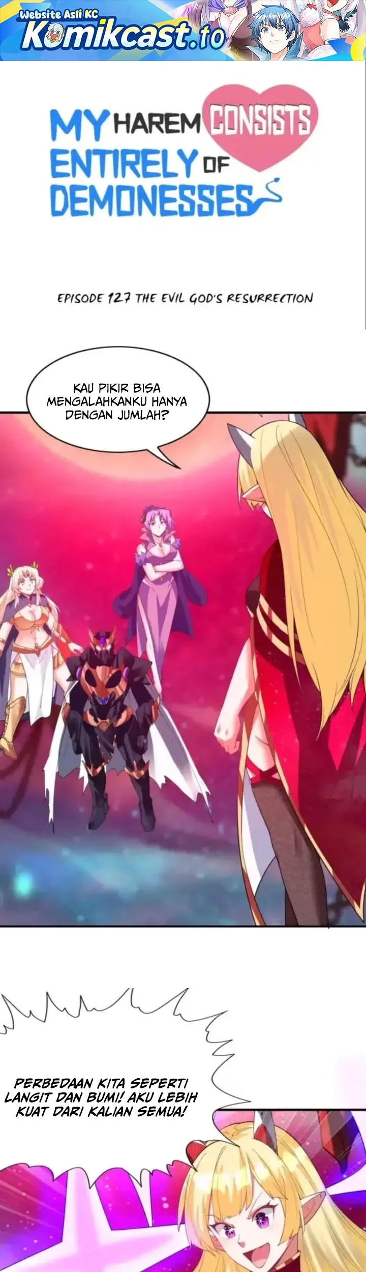 Manhua My Harem Is Entirely Female Demon Villains Chapter 127 gambar 2