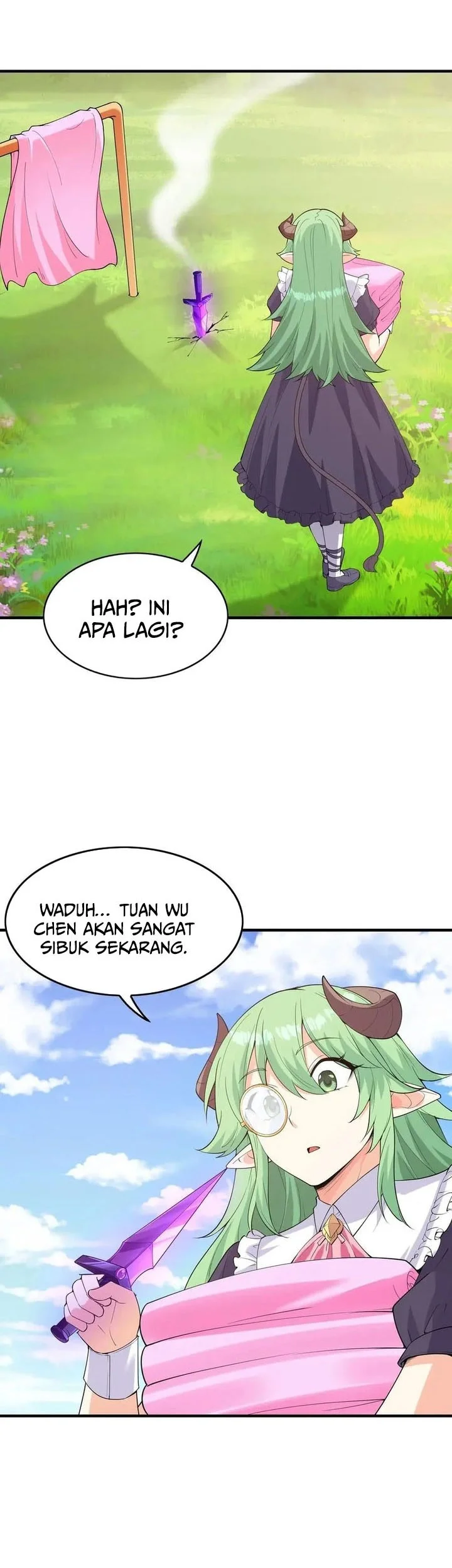 My Harem Is Entirely Female Demon Villains Chapter 129 Gambar 40