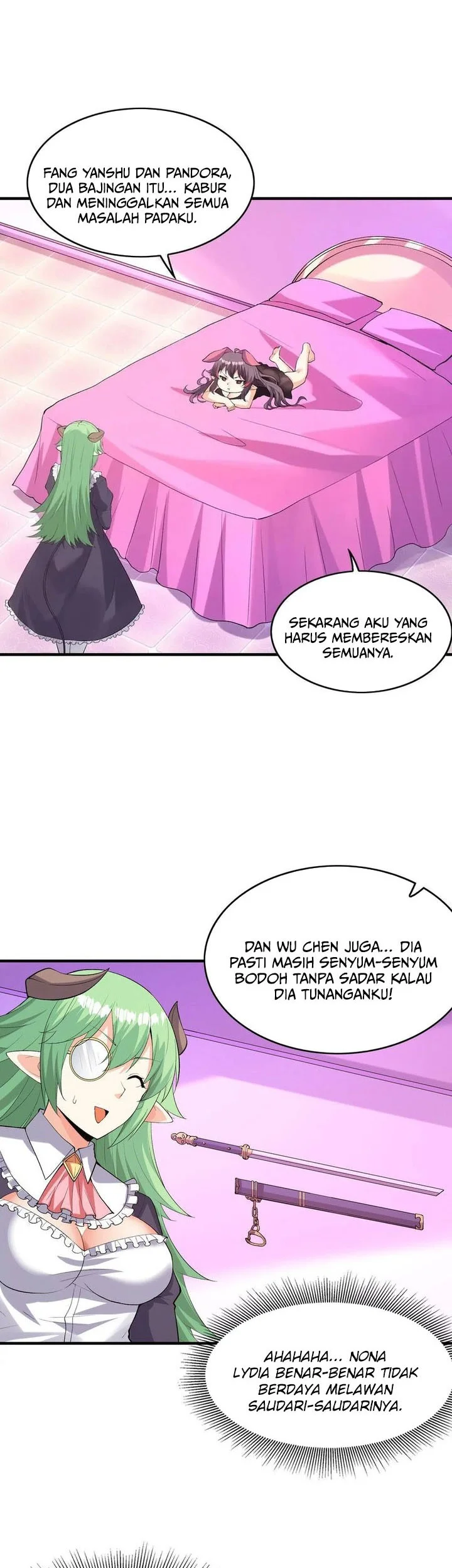 My Harem Is Entirely Female Demon Villains Chapter 130 Gambar 28