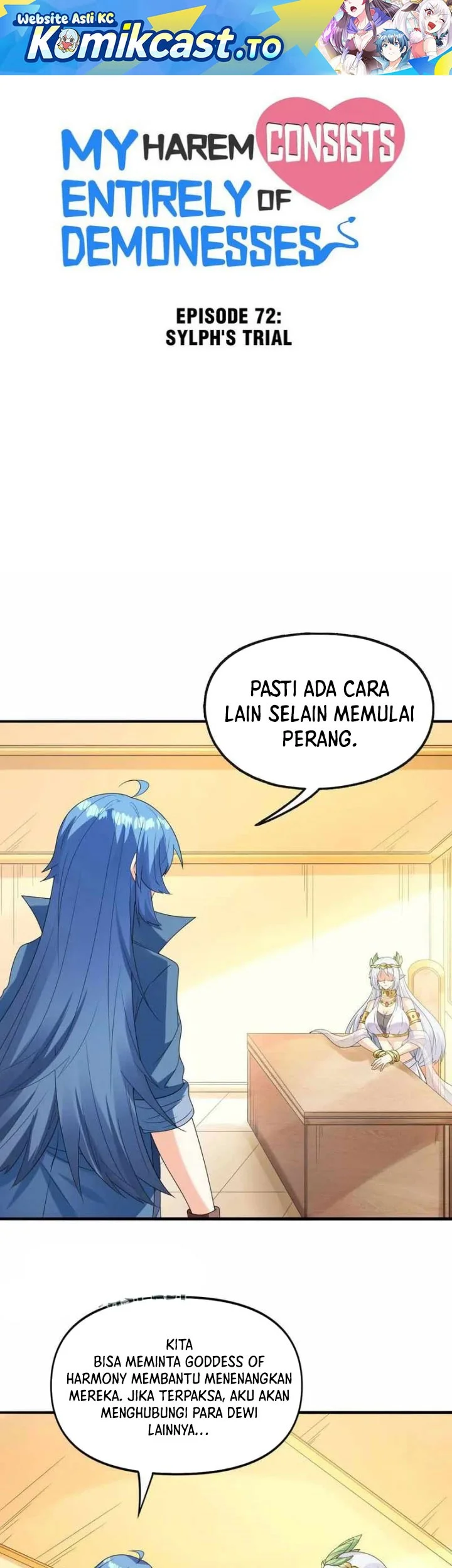 Manhua My Harem Is Entirely Female Demon Villains Chapter 72 gambar 2