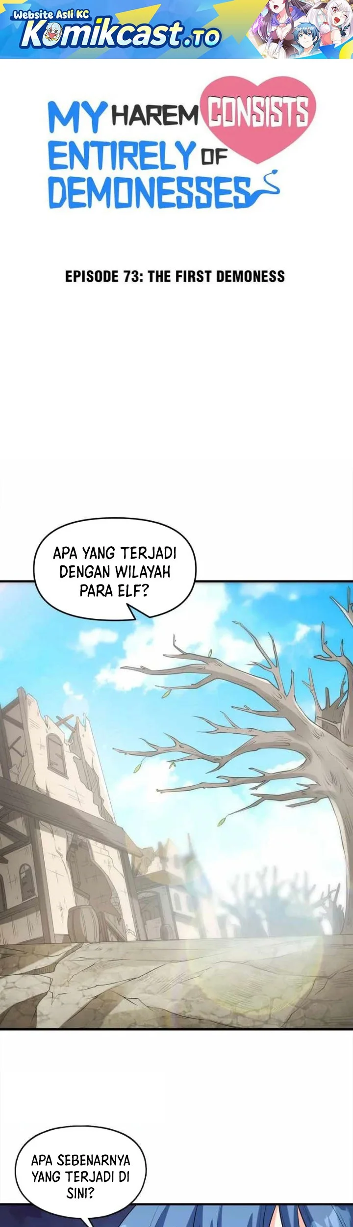 Manhua My Harem Is Entirely Female Demon Villains Chapter 73 gambar 2