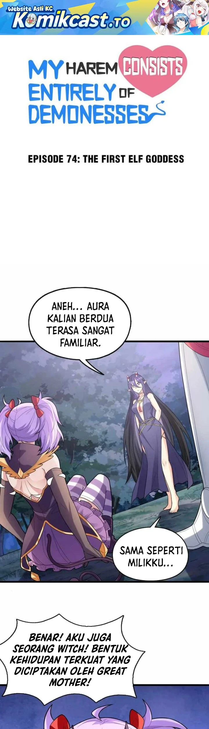 Manhua My Harem Is Entirely Female Demon Villains Chapter 74 gambar 2