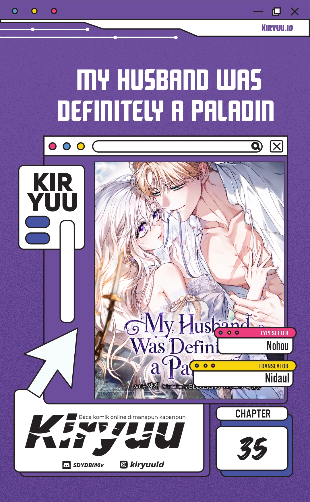 Manhwa My Husband Was Definitely a Paladin Chapter 35 gambar 2