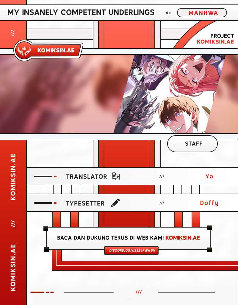 Komik My Insanely Competent Underlings Chapter 85 gambar nomor 1