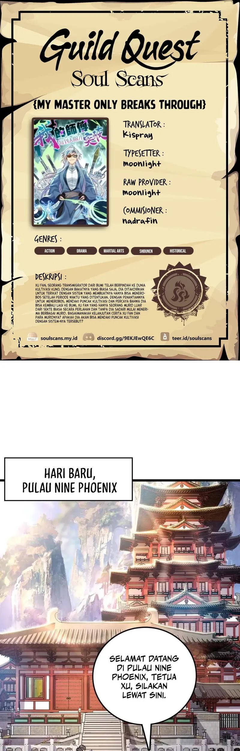 Baca Komik My Master Only Breaks Through Every Time the Limit Is Reached Chapter 132 Gambar 1