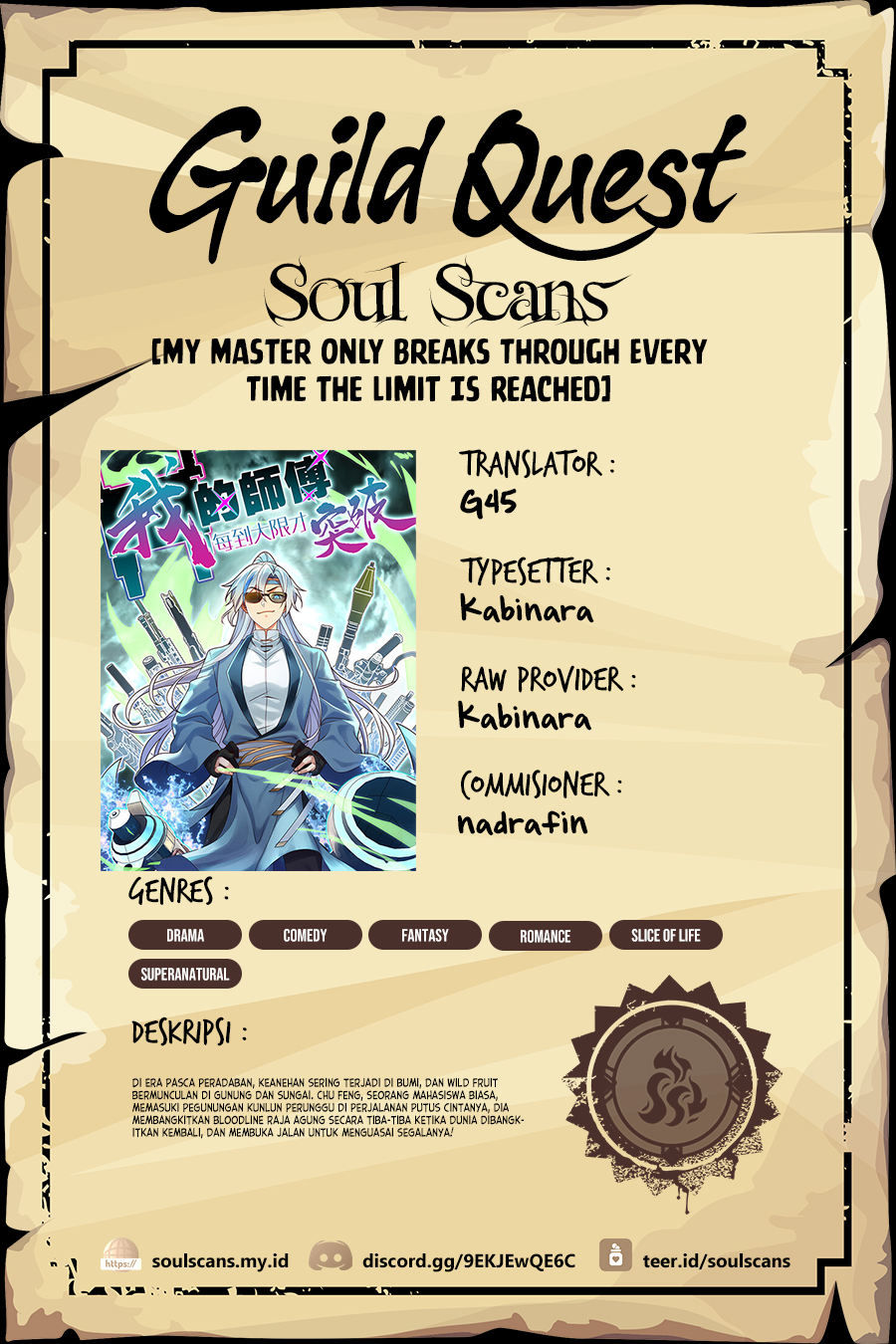 Komik My Master Only Breaks Through Every Time the Limit Is Reached Chapter 136 gambar nomor 1